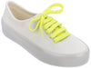 Melissa Street AD Extended Sizing White / Yellow Sneaker