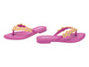 purple flip flops platform
