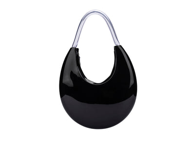 Melissa Moon Bag Black-Clear
