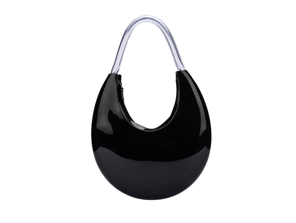 Melissa Moon Bag Black-Clear