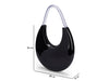 Melissa Moon Bag Black-Clear