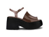 Melissa Pose Ad Brown Platform Sandal