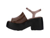 Melissa Pose Ad Brown Platform Sandal