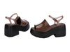 Melissa Pose Ad Brown Platform Sandal