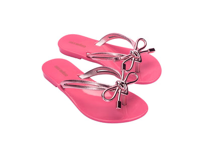 Mini Melissa Harmonic Chrome III INF Pink/Pink Metal