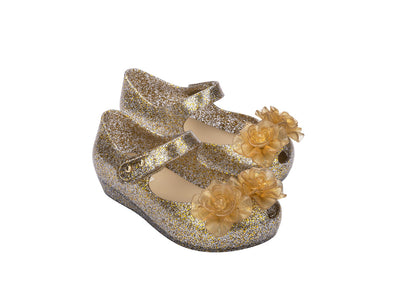 Mini Melissa Ultragirl Garden BB Clear GlItter Gold