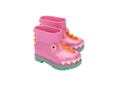 Mini Melissa Rain Boot  Fã§Bula BB Green/Pink