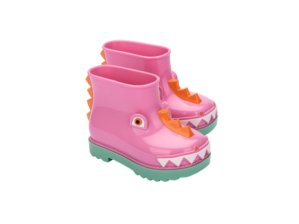 Mini Melissa Rain Boot  Fã§Bula BB Green/Pink